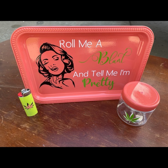 Rolling Tray Set - Picture 2 of 3